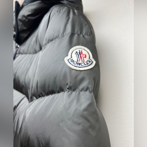 MONCLER Betulong dark green puffer hooded jacket size 00 NWT - Picture 16 of 16